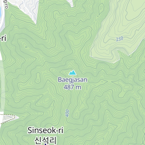 Map of Baegjasan