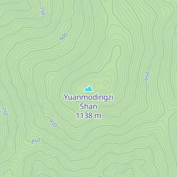 Map of Yuanmodingzi Shan