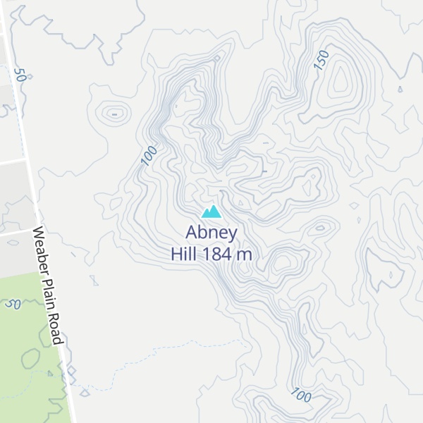 Map of Abney Hill