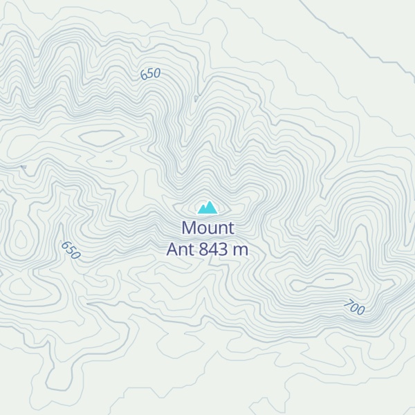 Map of Mount Ant