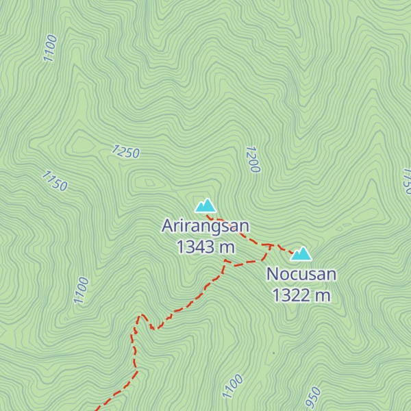 Map of Arirangsan