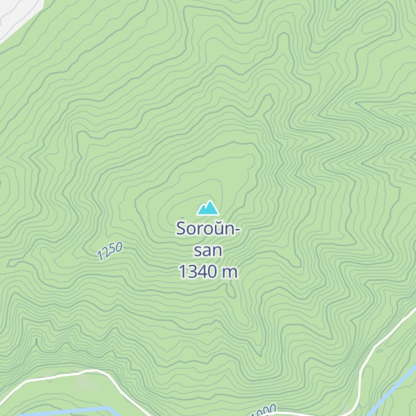 Map of Soroŭn-san