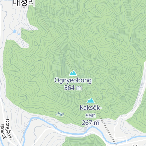 Map of Ognyeobong