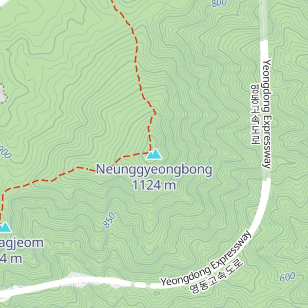 Map of Neunggyeongbong