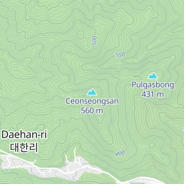 Map of Ceonseongsan