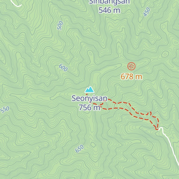 Map of Seonyisan