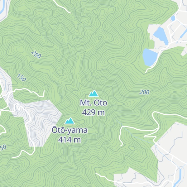 Map of Mt. Oto