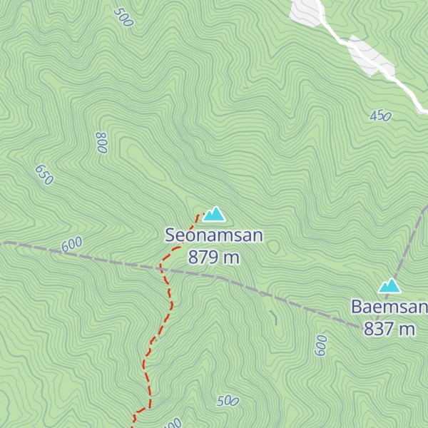 Map of Seonamsan