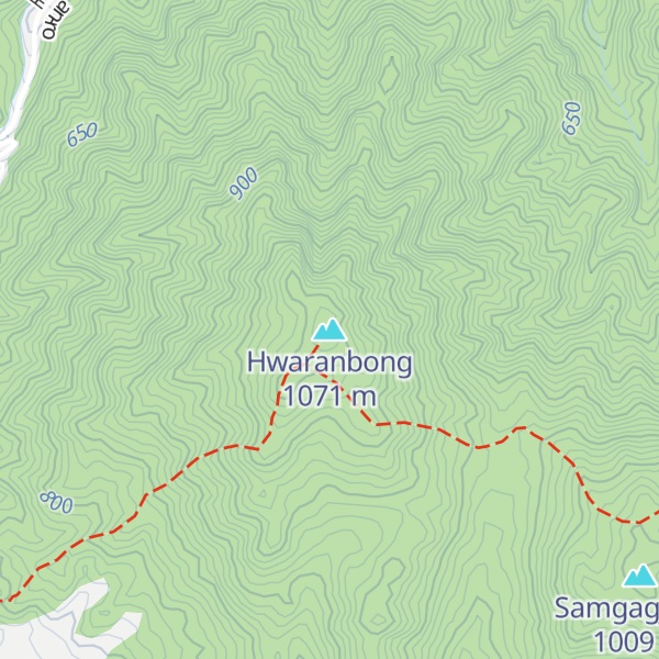 Map of Hwaranbong