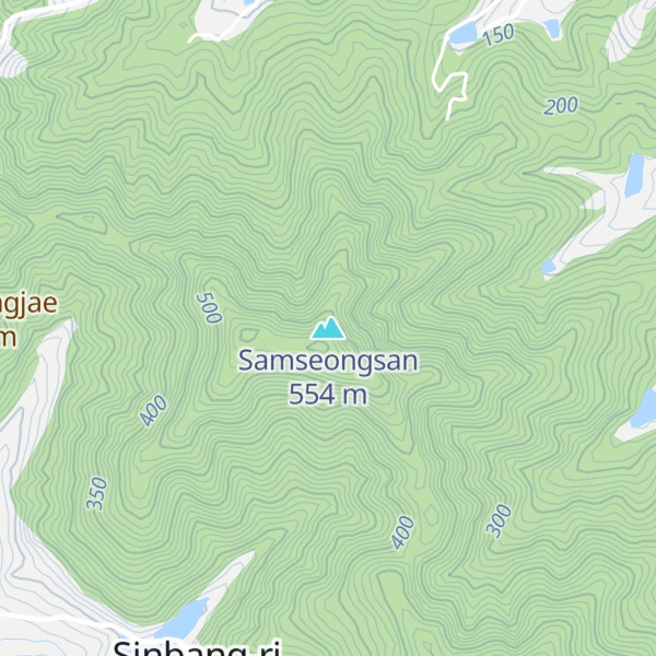Map of Samseongsan