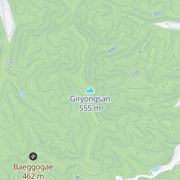 Map of Giryongsan