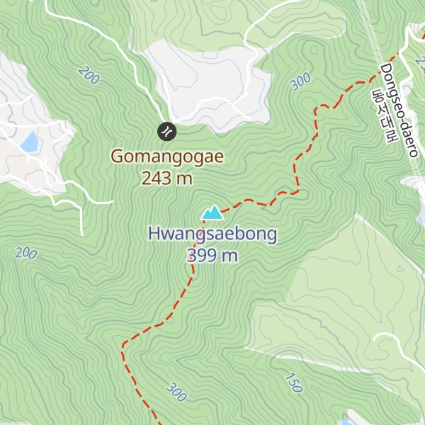 Map of Hwangsaebong
