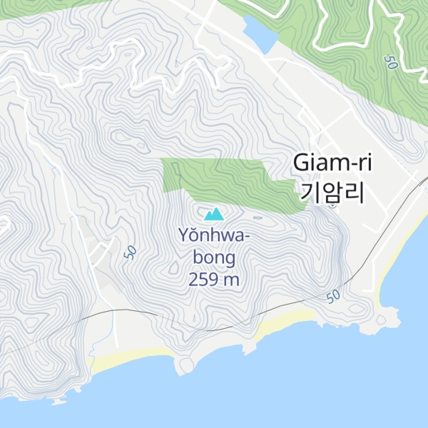 Map of Yŏnhwa-bong