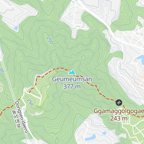 Map of Geumeumsan