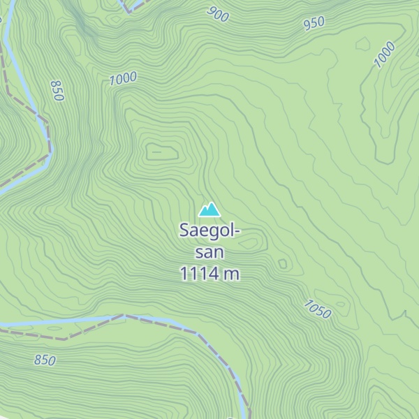 Map of Saegol-san