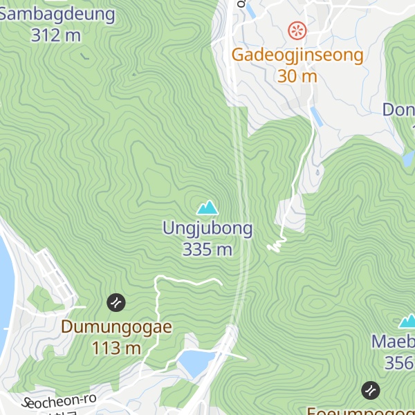 Map of Ungjubong