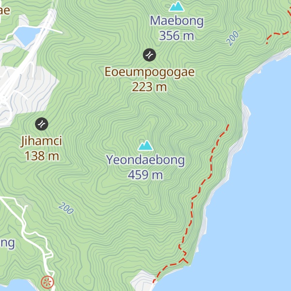 Map of Yeondaebong
