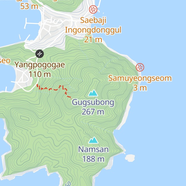 Map of Gugsubong