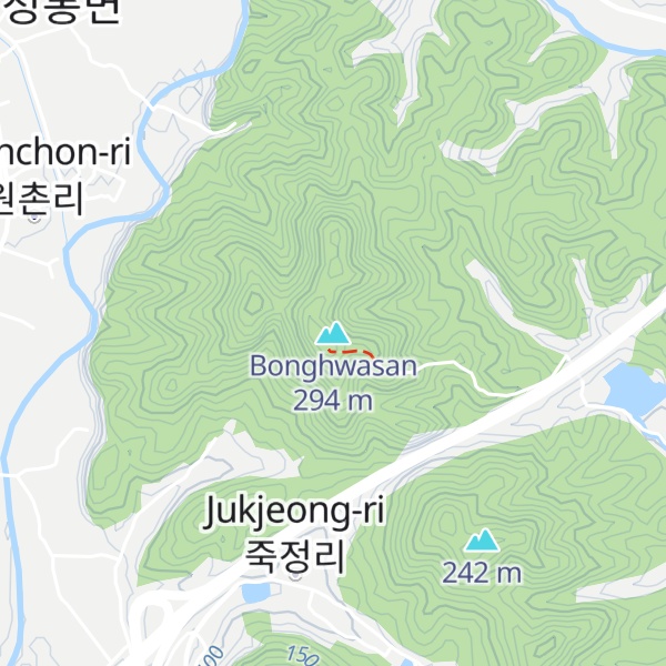 Map of Bonghwasan