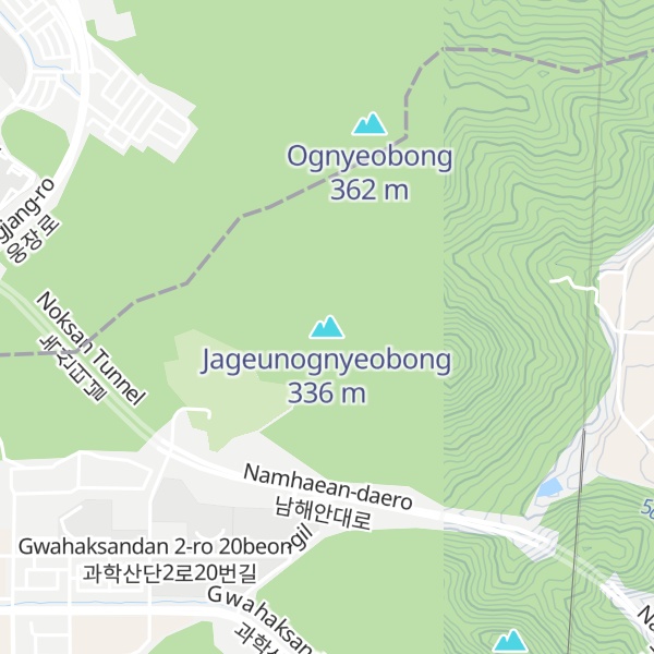 Map of Jageunognyeobong