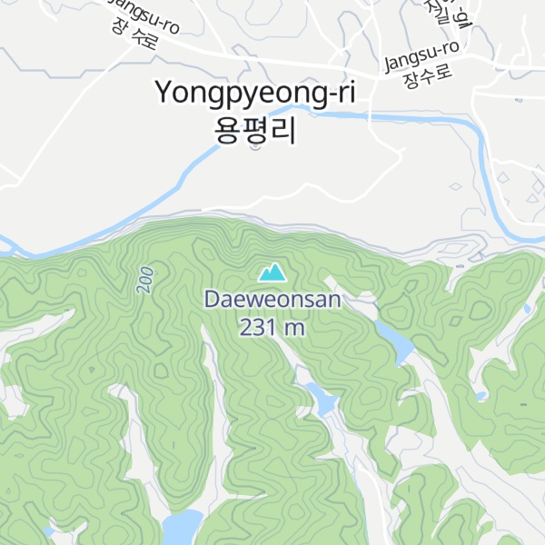 Map of Daeweonsan