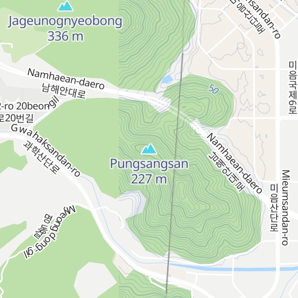 Map of Pungsangsan