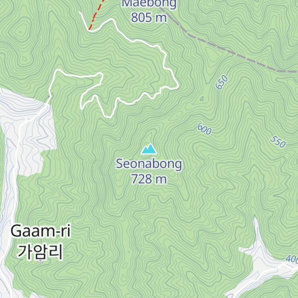 Map of Seonabong