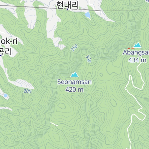 Map of Seonamsan