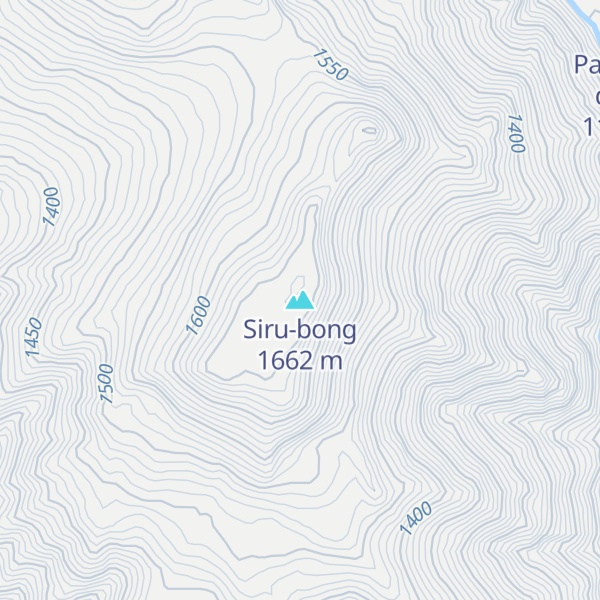 Map of Siru-bong