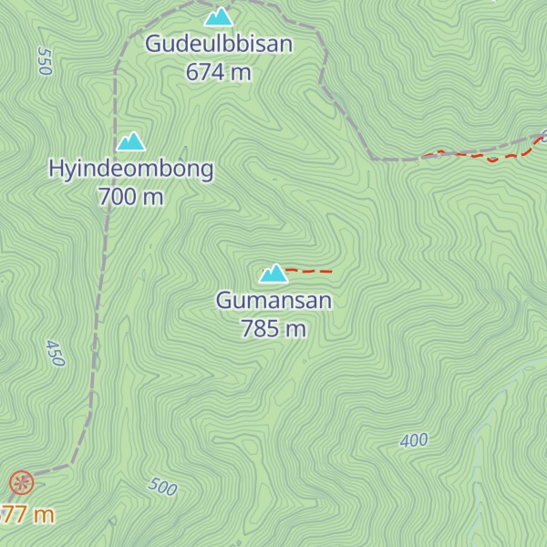 Map of Gumansan