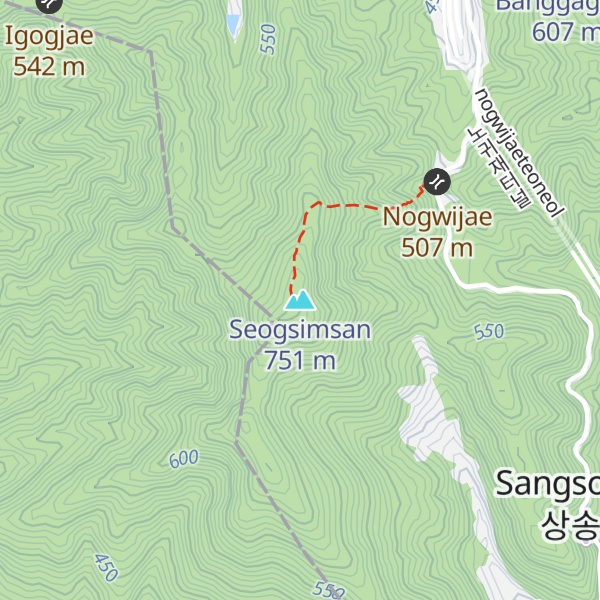 Map of Seogsimsan