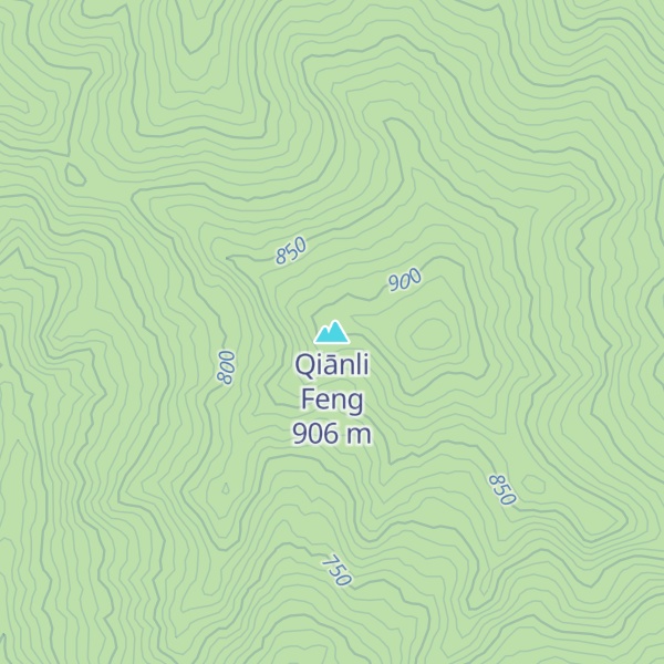 Map of Qiānli Feng