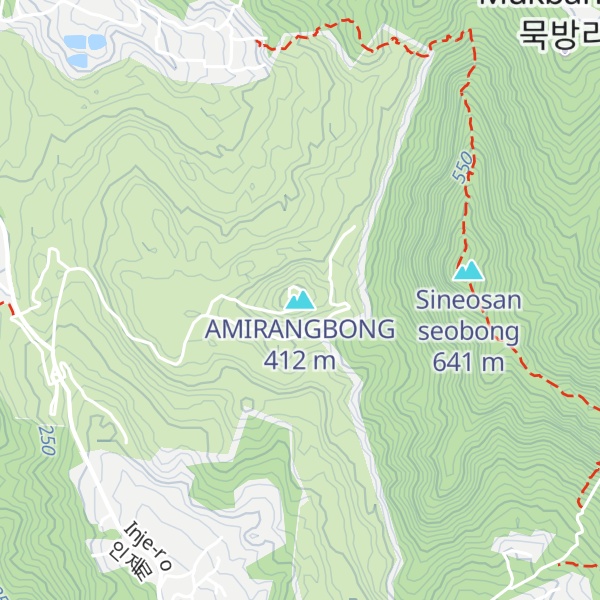 Map of AMIRANGBONG
