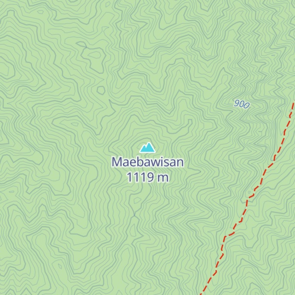 Map of Maebawisan