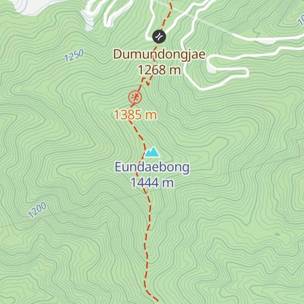 Map of Eundaebong