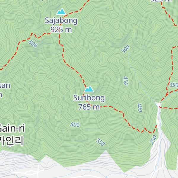 Map of Suribong