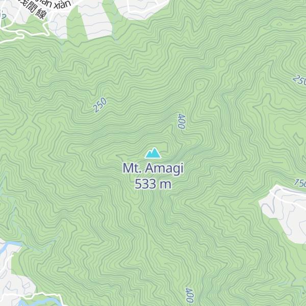 Map of Mt. Amagi