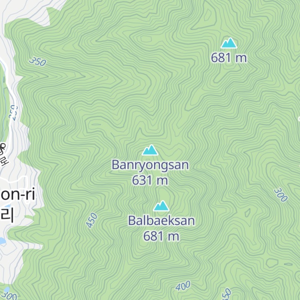 Map of Banryongsan