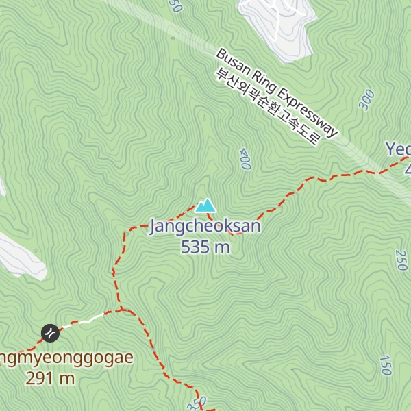 Map of Jangcheoksan