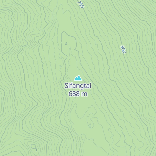 Map of Sifangtai