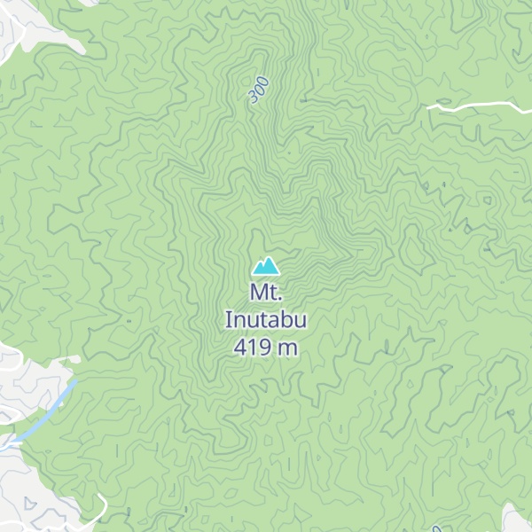 Map of Mt. Inutabu