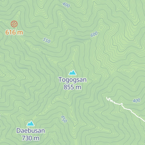 Map of Togogsan