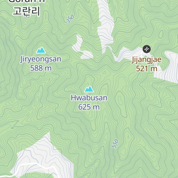 Map of Hwabusan