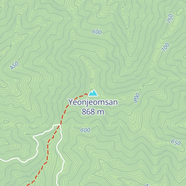 Map of Yeonjeomsan