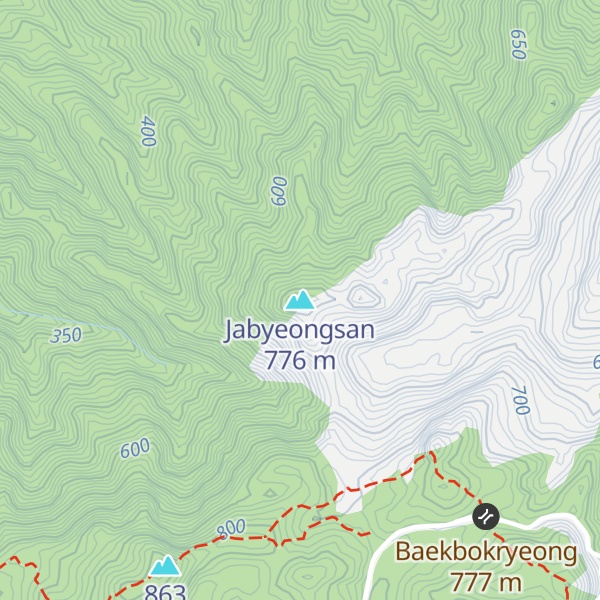 Map of Jabyeongsan