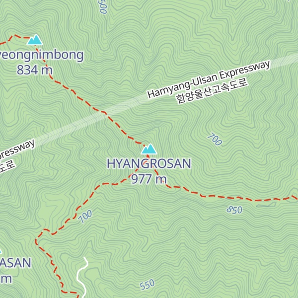 Map of HYANGROSAN