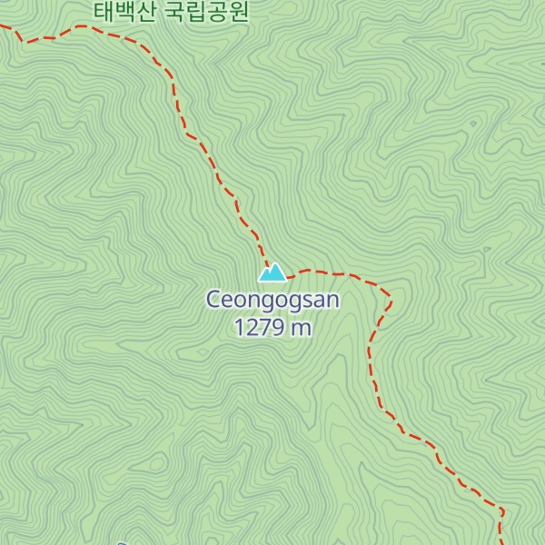 Map of Ceongogsan