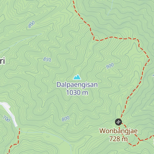 Map of Dalpaengisan