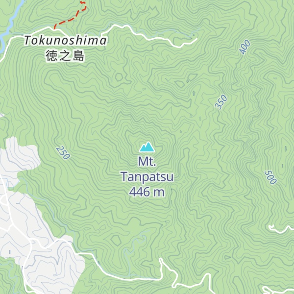 Map of Mt. Tanpatsu