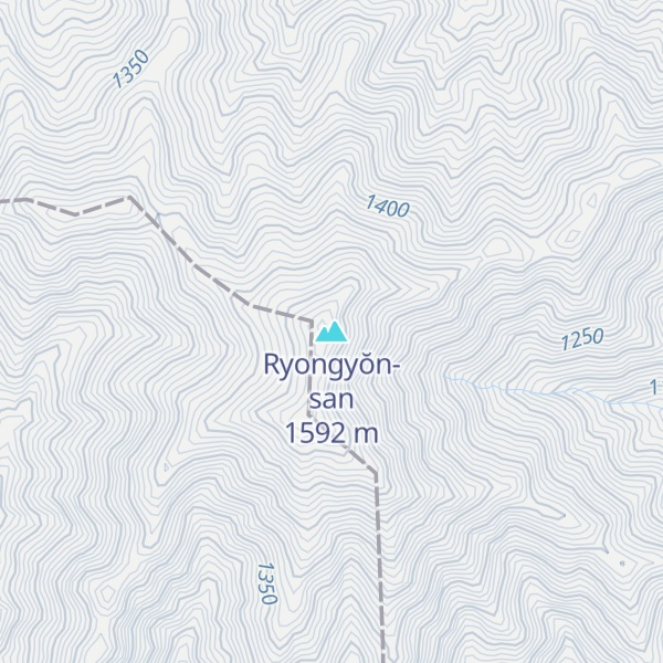 Map of Ryongyŏn-san